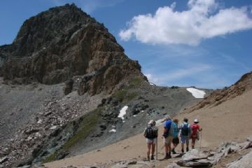 Arrivando al Colle Leynir
Foto Alessandra Masino